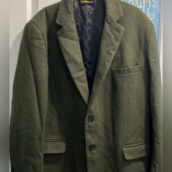 Manswier Other - New Wot Manswier Green Oliver Blazer Size Large .
